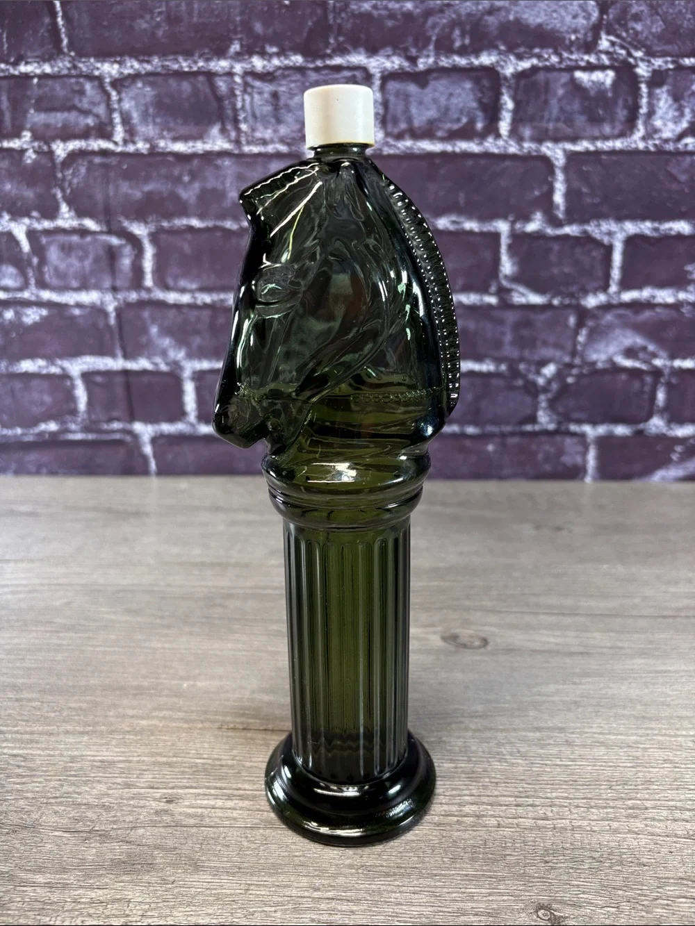 Set of Vintage Avon Pony Post Decanters